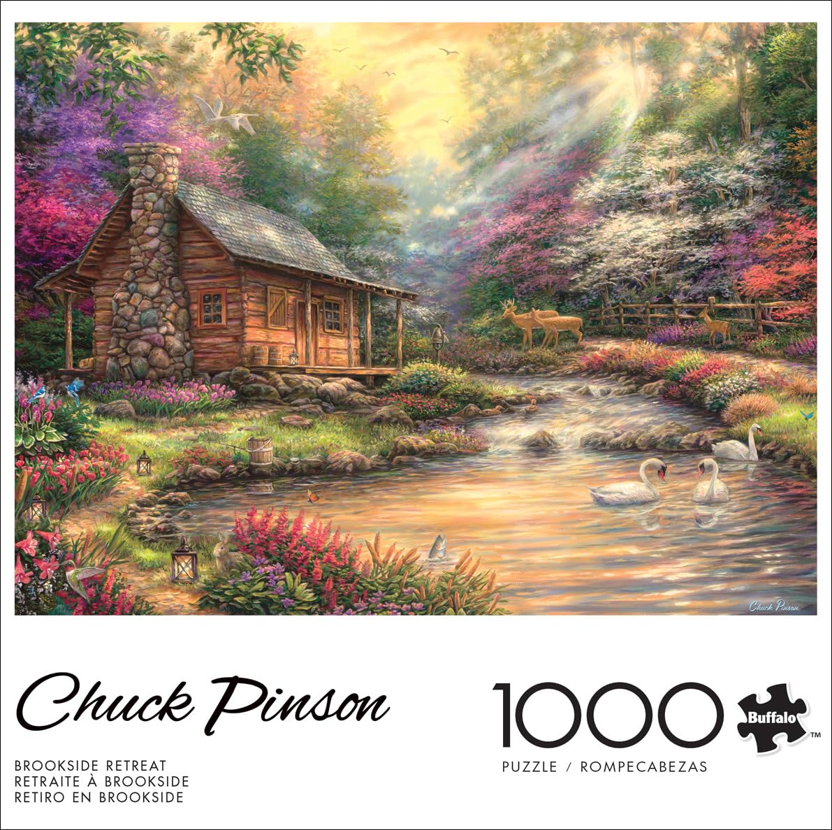 Buffalo Games - Brookside Retreat - 1000 Piece Jigsaw Puzzle for Adults