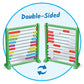 Hand2Mind Double Sided Plastic 100 Bead Abacus, Abacus for Kids Math, Kindergarten Math Manipulatives, Counting Rack, Educational Toys for Elementary