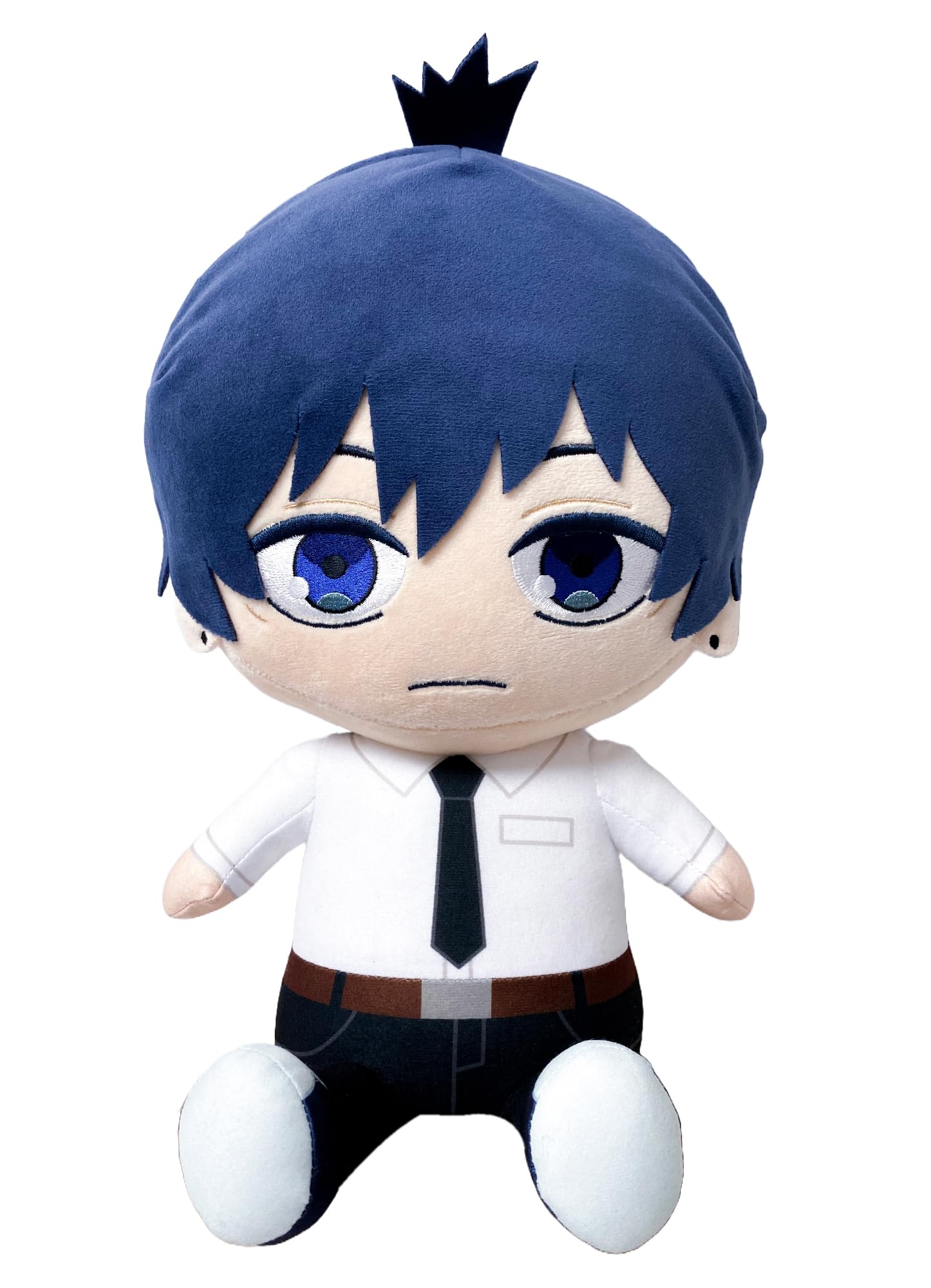 Great Eastern Entertainment Chainsaw Man - AKI Hayakawa Uniform #1 Sitting Pose Plush 12" H