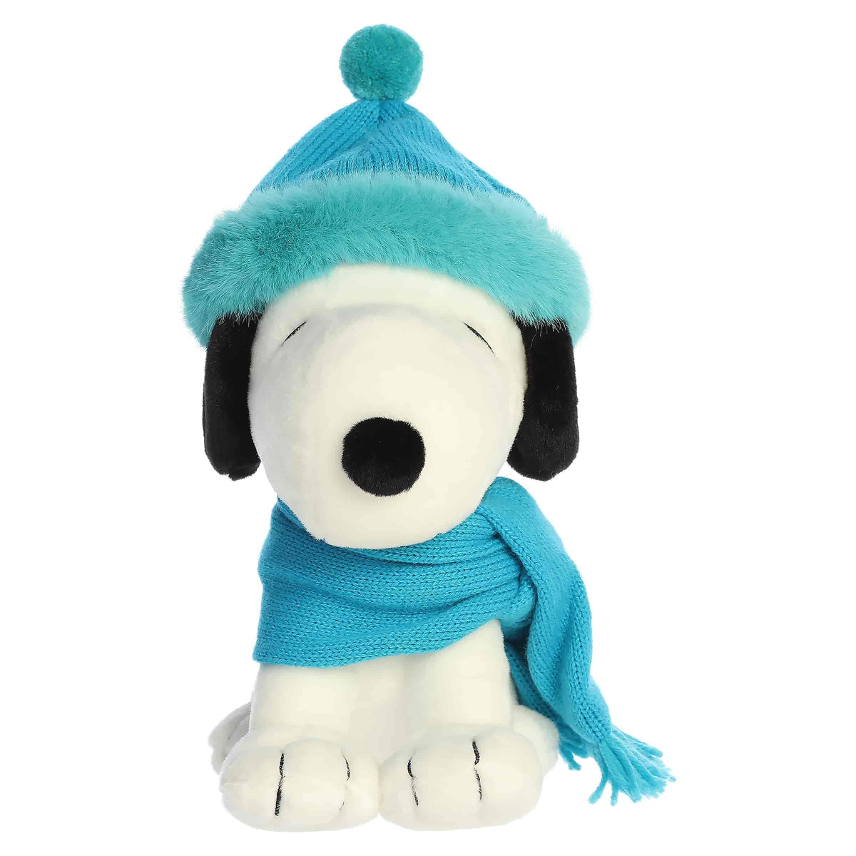 Aurora Peanuts 8" Winter Scarf Snoopy Festive Plush