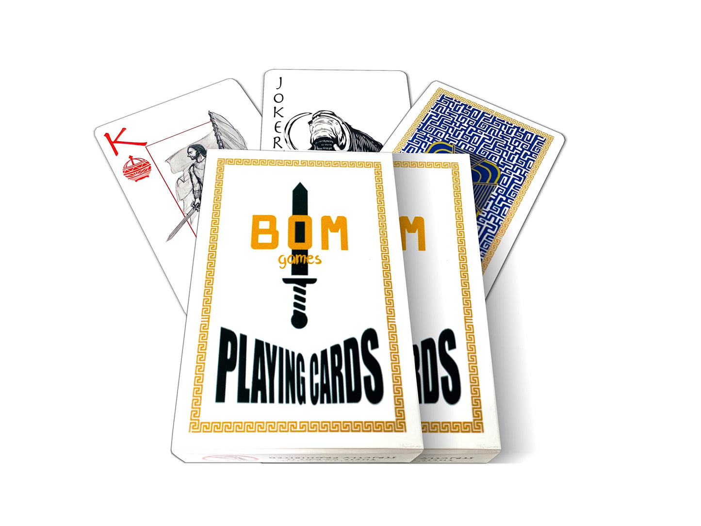 bomgames (2 Decks) Book of Mormon Themed Playing Cards - Unique LDS Missionary & Baptism Gifts, Featuring Custom Characters & Designs - Ideal for Boys