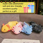 FRANKIEZHOU Realistic Axolotl Plush Toy-Yellow 19”Long, Lifelike Axolotl Stuffed Animal, Axolotl Toy, Soft Axolotl Plush Toy, Pillow for Kids,Gifts