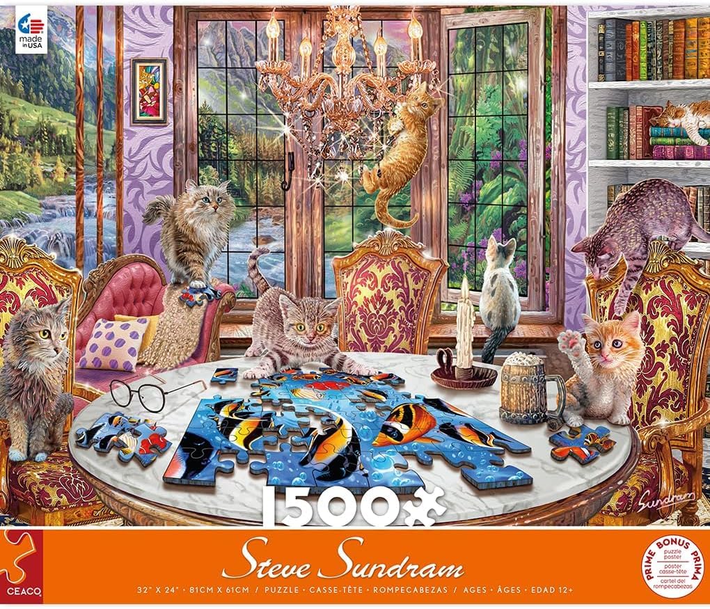 Ceaco - Puuriosity - 1500 Piece Jigsaw Puzzle for Adults