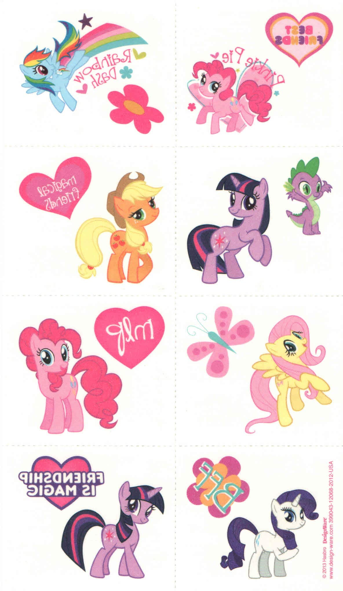 My Little Pony Bundle of 5 Activity Gift Set Items ~ Friendship is Magic (Jumbo Coloring and Activity Book, Christmas themed activity booklet, Boxed