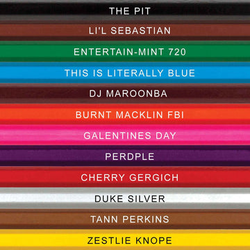 Pun Labs Colors & Recreation-Themed Colored Pencil Set for Fans of Parks & Rec | Set of 12 Parody Pencils with Clever Show References | Each Pencil