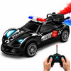 TOOTY TOY Remote Control Police Car Toy with Smoke Effect & LED Lights, Fast Rechargeable RC Car for Kids, Anti-Slip Rubber Tires, Cool Police Toys
