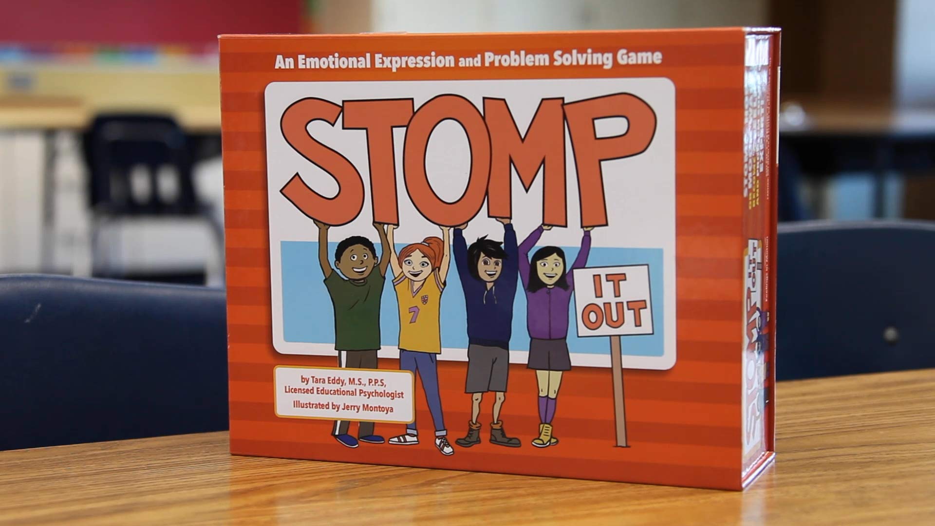 Stomp it Out Movement-Based Game for Kids. Teach Feeling Identification, Real World Problem Solving, Social Skills & More with a Fun, Hands-On