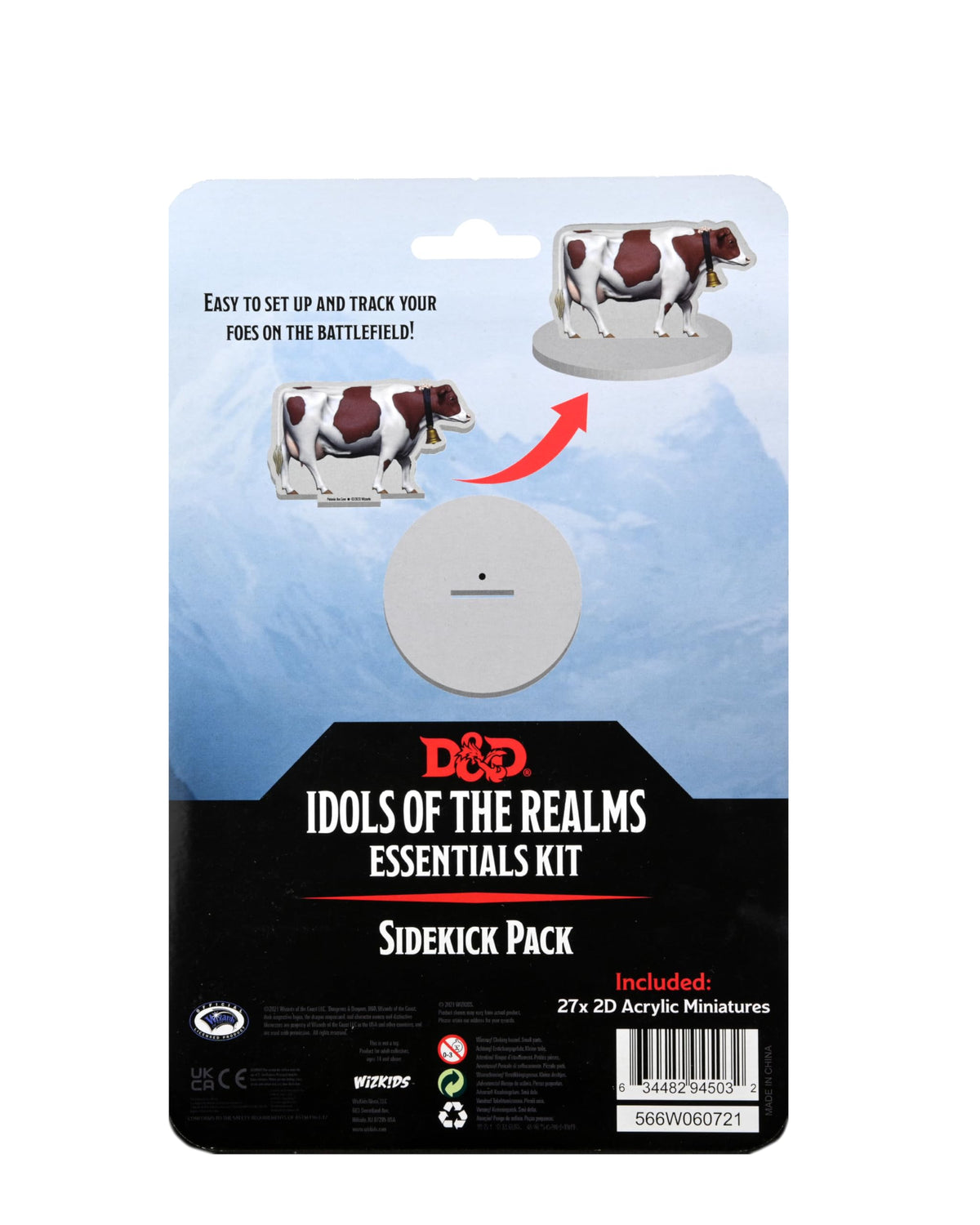 WizKids D&D Idols of The Realms: Essentials - Sidekick Pack - 2D Set