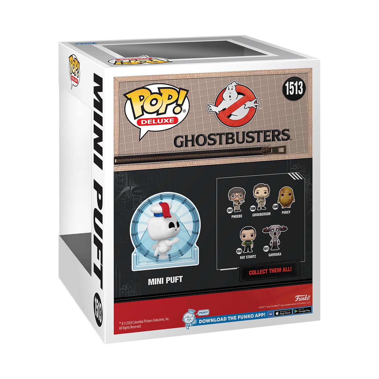 Funko POP! Deluxe : Ghostbusters: Frozen Empire - Mini Puft in Wheel - Collectable Vinyl Figure - Gift Idea - Official Merchandise - for Kids & Adults
