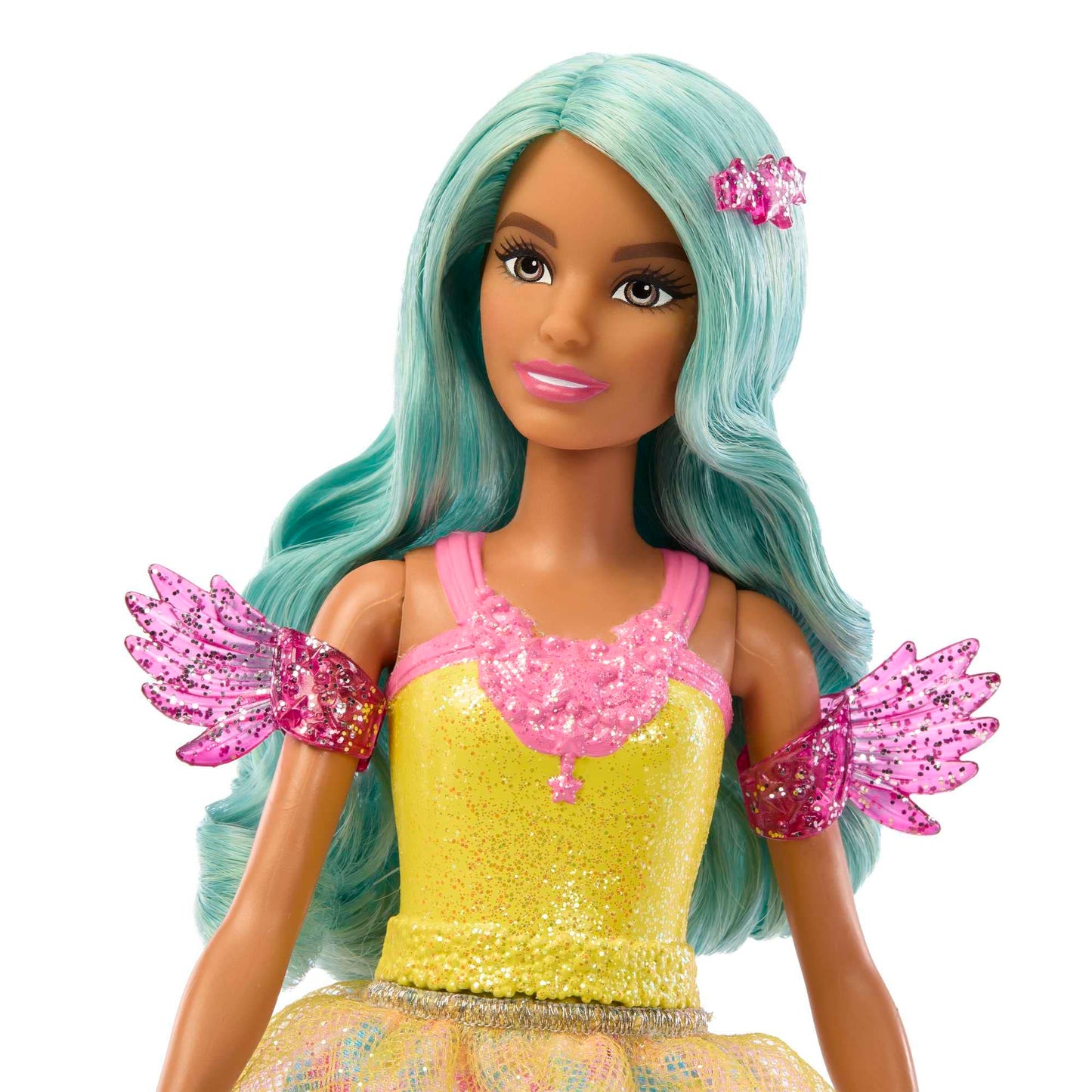 Barbie A Touch of Magic Fashion Doll, Teresa with Fantasy Outfit & Colorful Hair with Comb & Pet Accessories