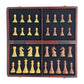 18 Inch Folding Chess Set with High Polymer Weighted Standard Chess Pieces for Family Vintage Board Games Chess Set for Adults and Kids Chess