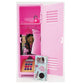 Barbie Design Activity Locker - Creative Kids Craft Set with Mini Journal, Stickers, Clipboard & Working Lock, Portable Art Locker Playset Ages 3+