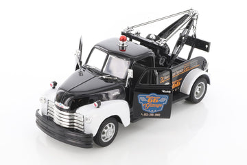 Welly 1953 Chevy Tow Truck 22086S/4D - 1/24 Scale Diecast Model Car (Black)