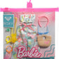 Barbie Storytelling Fashion Pack of Doll Clothes Inspired by Roxy: Matching Floral Top & Pants with 7 Accessories Dolls Including Pineapple Purse