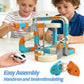 3D Electric Train Set for Kids - Magic Gravity Race Track with STEM Learning, Flexible Cubes & Blocks, Toddler Toy with Car, Ideal for Boys & Girls
