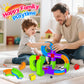 Goody King Electric Train Set for Kids, 69Pcs 3D Stem Electric Train Set with Traffic Signs, STEM Car Toy Set for Kids, 3 4 5 6 7 8 Years Old Boys