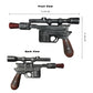 otaku gear 12" Foam Solo Sci-Fi Blaster Prop Replica - Cosplay Costume Accessory, Lightweight Collectible for Display, Halloween, or Conventions