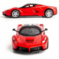 WAKAKAC 1/32 Race Model Car, Pull Back Toy Car Vehicle Alloy Diecast Model, Openable Doors, Collectible Gift Cars for Kids Ages 3-8 (Red)