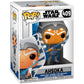 Ahsoka: Fun ko P o p ! Vinyl Figurine Bundle with 1 Compatible 'ToysDiva' Graphic Protector (409-52023 - B)