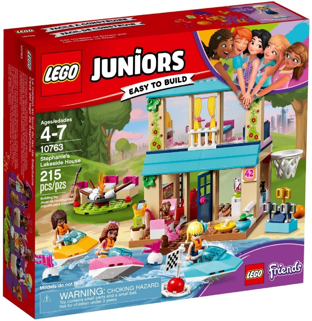 LEGO Juniors Stephanie’s Lakeside House 10763 Building Kit (215 Piece)