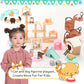 BananMelonBM 67 PCS Cat and Dog Pet Figurine Playset, Pretend Play Toy for Kids Creative DIY Realistic Detailed, Educational Gift for Kids, Toddlers
