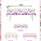 DAWZMR 6PCS Butterfly Tablecloth, Butterfly Birthday Party Decorations, Disposable Plastic Table Covers Supplies, 70.8 X 42.5 Inche
