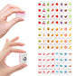 American Mahjong Game Set,Mahjong Tile Game,Mahjong Set with 128 Premium Pink Tiles(1.18'') Animal and Food Pattern with Handbag for picnics, Camping