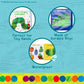 Kids Preferred World of Eric Carle The Very Hungry Caterpillar 6 Inch Vinyl Bath Book Bath Tub Toy Perfect for Water Play and Learning for Ages 18