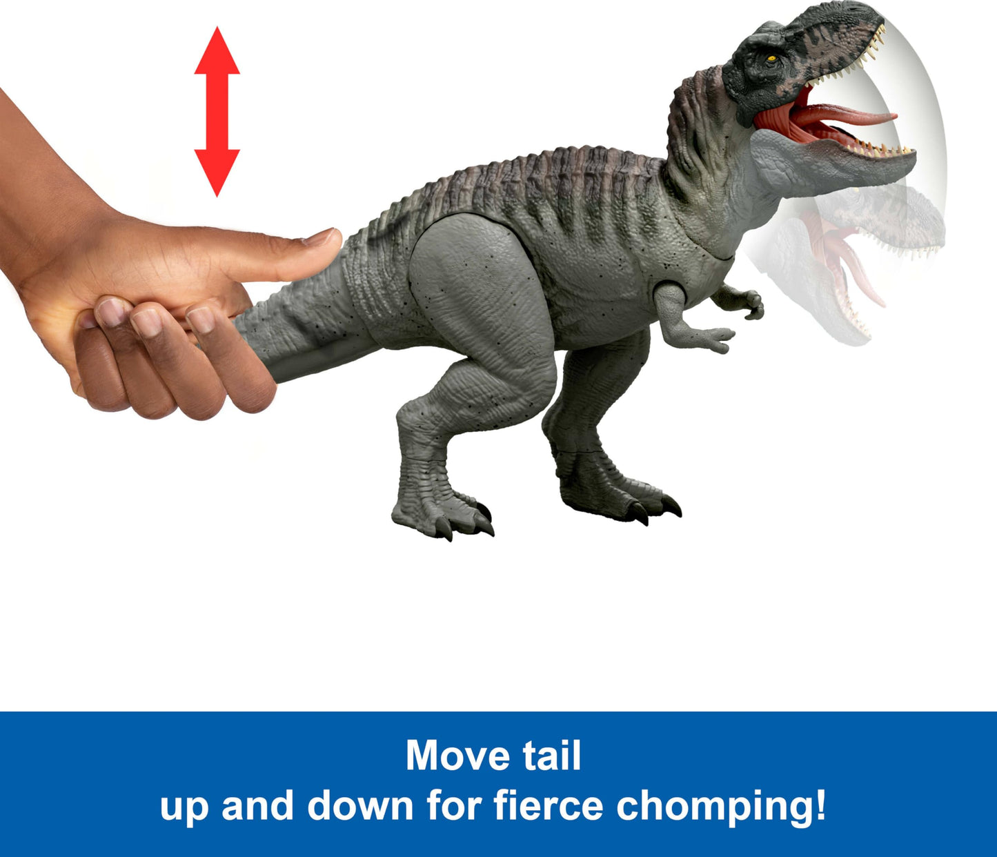 Mattel JCH02 Jurassic World Rebirth Power Devour Tyrannosaurus Rex Dinosaur Figure