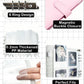 A5 Photo Card Binder with 30 Inner Sleeves (4-pocket and double-sided), 6 Ring 4 Pocket Trading Card Binder, PU Leather Card Collect Book with