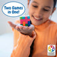 SmartGames IQ Quub - 2-in-1 Travel Logic Puzzle & 3D Cube Building Game with Soft Touch Pieces, 120 Challenges, STEM Brain Teaser for Kids and Adults