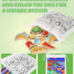 GLEEHAPY Dinosaur Wooden Toys,Snap on Dino Together Building Blocks,Take Apart Playset, STEM Montessori Educational Fine Motor Skill Learning Birthday