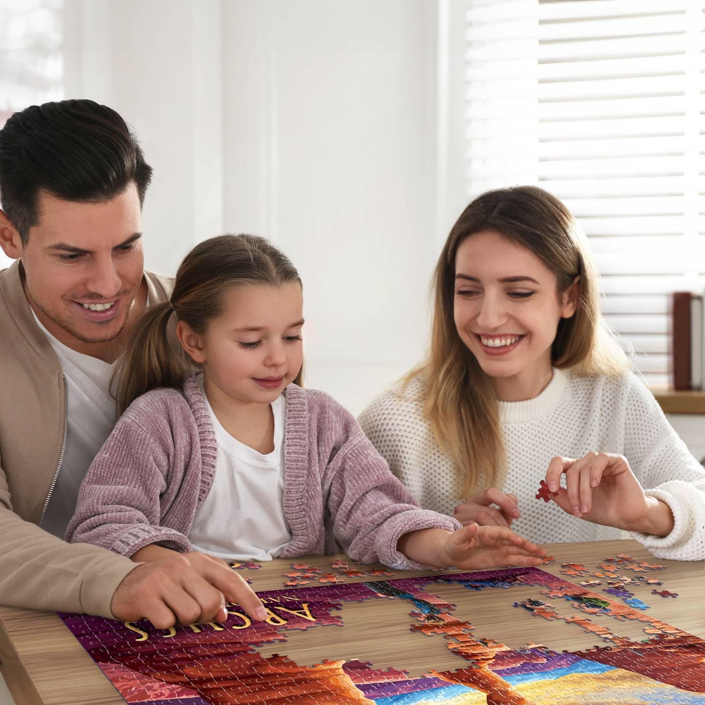 Boardwalk Arches National Park 500 Piece Jigsaw Puzzle Scenic Desert Utah Puzzles with Premium Box, Gift for Adults and Family 16"x20"