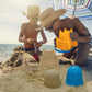 Holady 7 Pcs Beach Sand Toys Set,Includes Beach Toys Castle Molds Sand Molds, Beach Bucket,Shovel Tool Kit,Fun Outdoor Games Beach Accessories