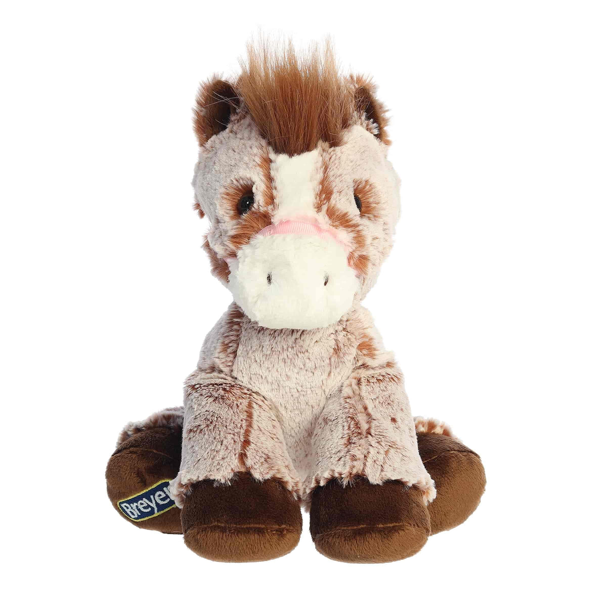 Aurora® Exquisite Breyer® Bridle Buddies™ Red Roan Stuffed Animal - Realistic Detailing for Imaginative Play - Perfect for Kids, Adults, and Any Horse