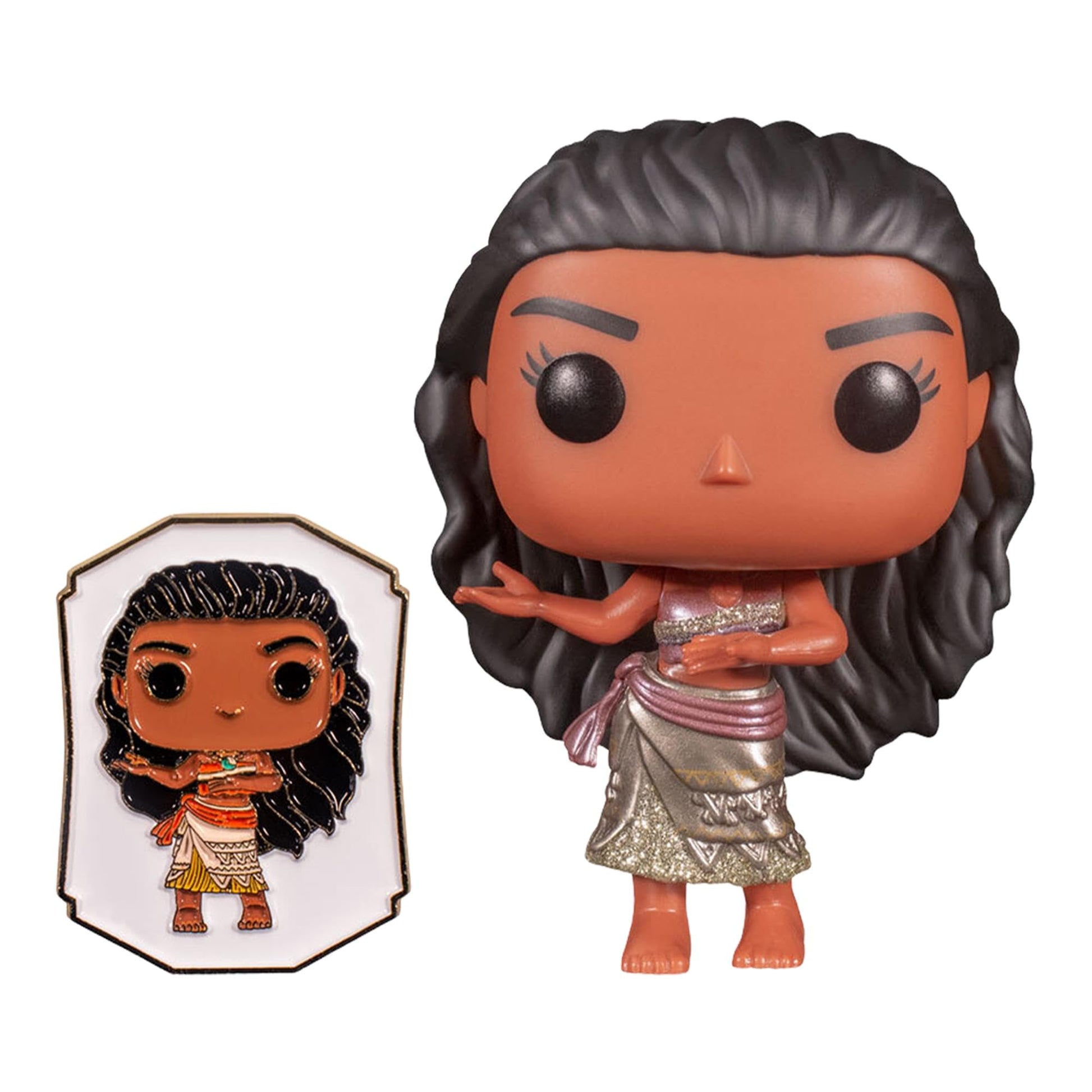 Funko Disney Princess POP Vinyl Figure | Moana (Gold) with Pin