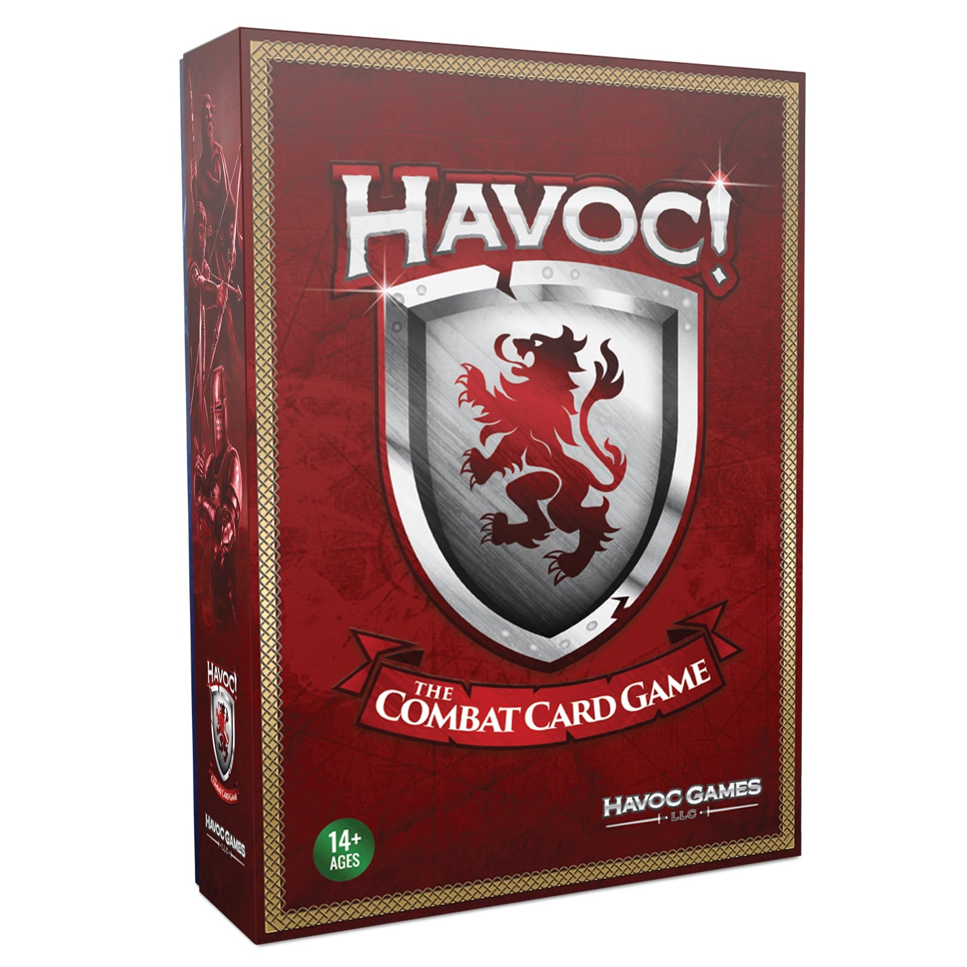 Havoc! The Combat Card Game - Fantasy Medieval Combat Card Game with Cards & Dice, Premium 864-Card Core Set, Solo or 2-5 Players Ages 14+