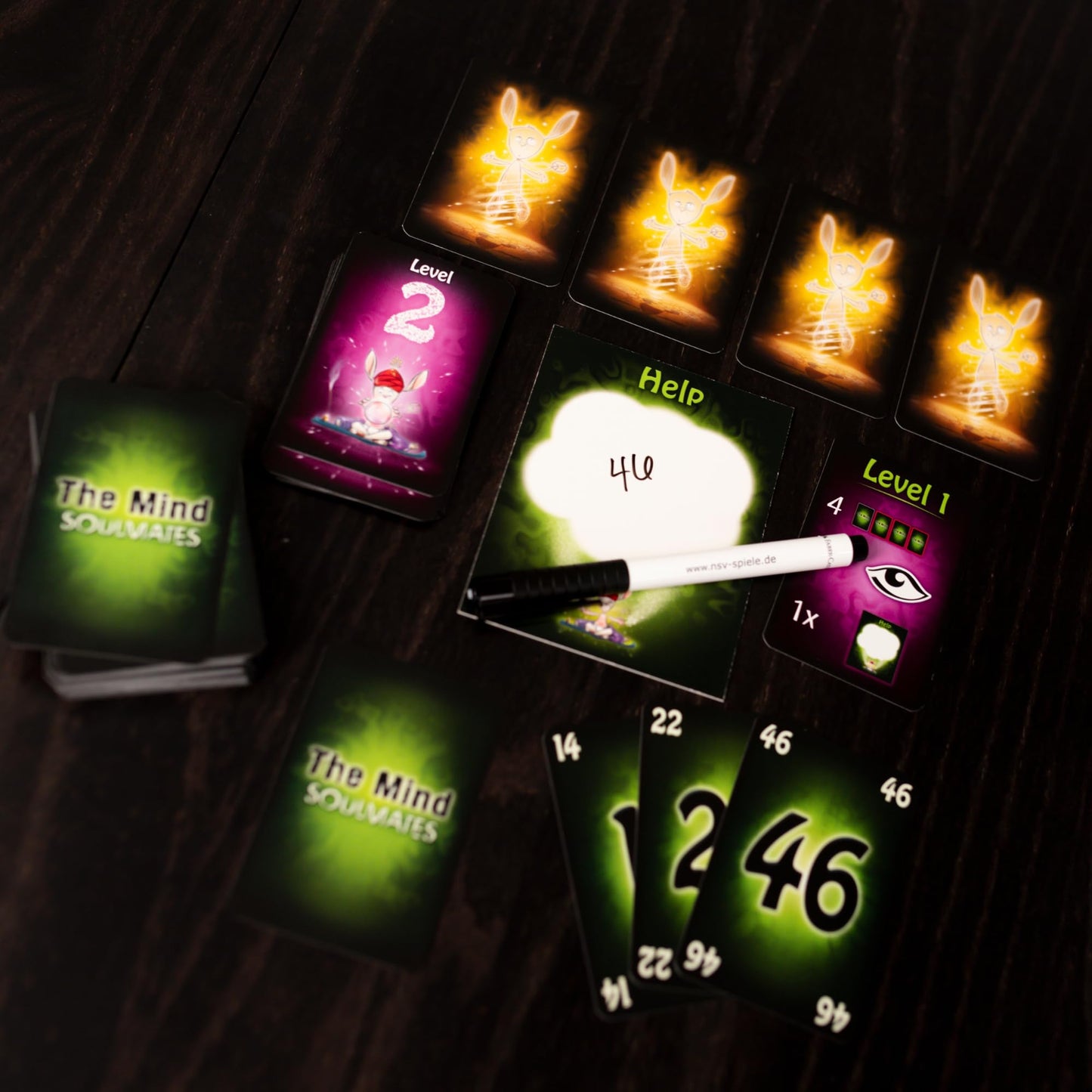 Pandasaurus Games The Mind: Soulmates Card Game - Cooperative Team Play with Seer Role, Silent Communication & Hidden Clues, Family Fun for Kids