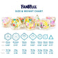 FanRoll 16mm Resin Poly DND Dice Set: Fruit Dice, Role Playing Game Dice for Dungeons and Dragons