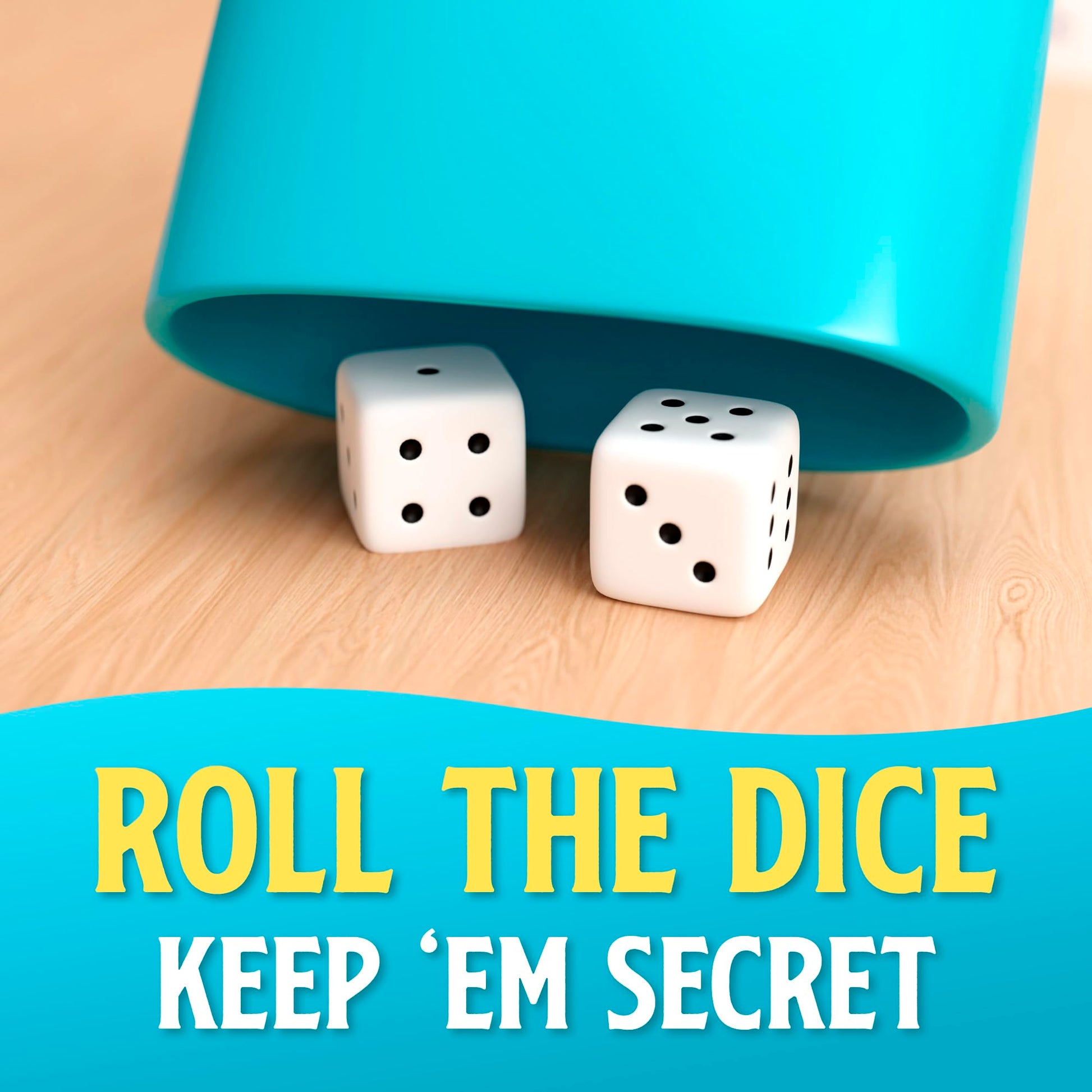 Blue Wasatch Games Bamboozled - A Hilariously Fun Bluffing Dice & Card Game, Family-Friendly Party Game for Kids, Teens & Adults, Ages 8+, Fast