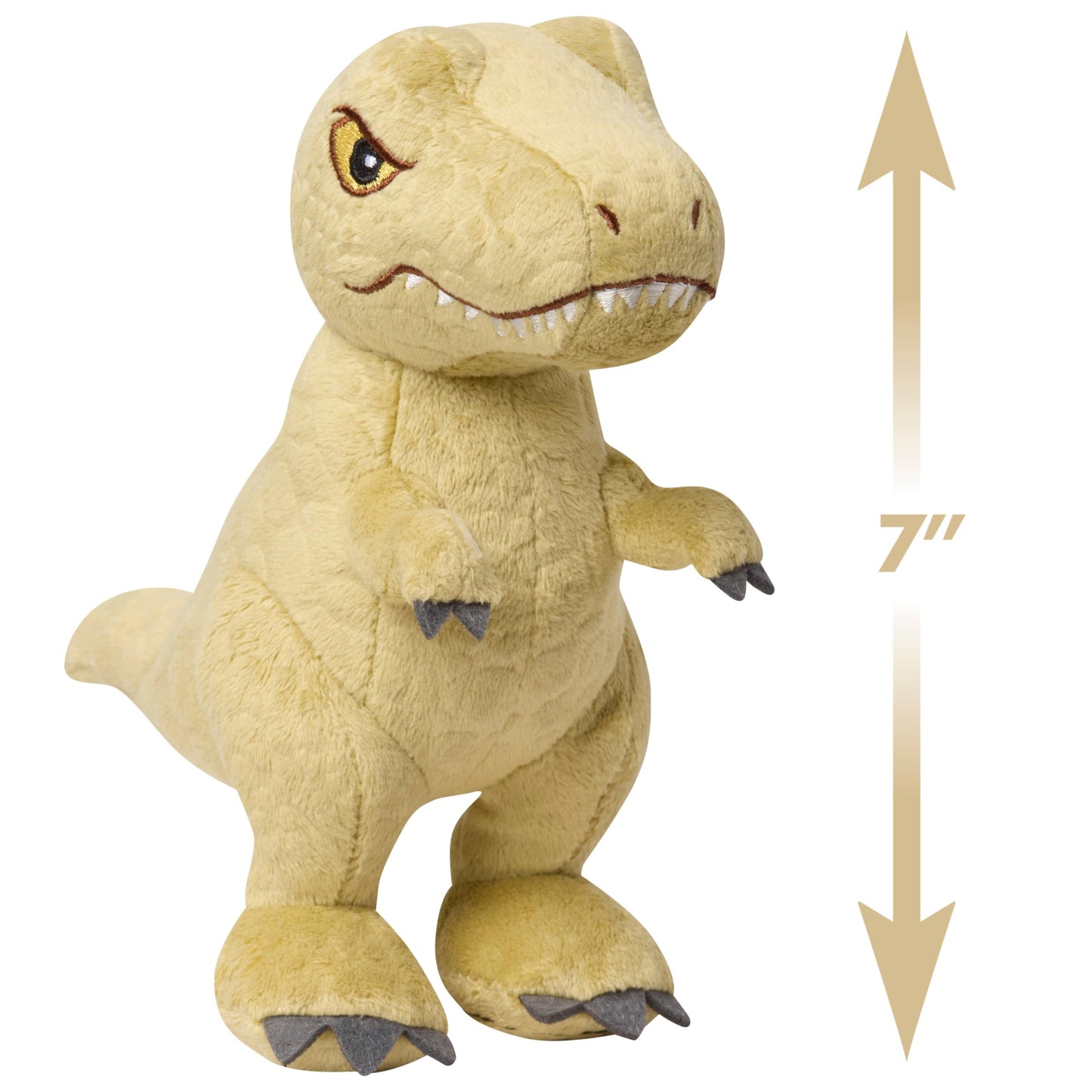 JURASSIC WORLD T-Rex 7-inch Small Plush Dinosaur, Stuffed Animal, Kids Toys for Ages 3 Up by Just Play