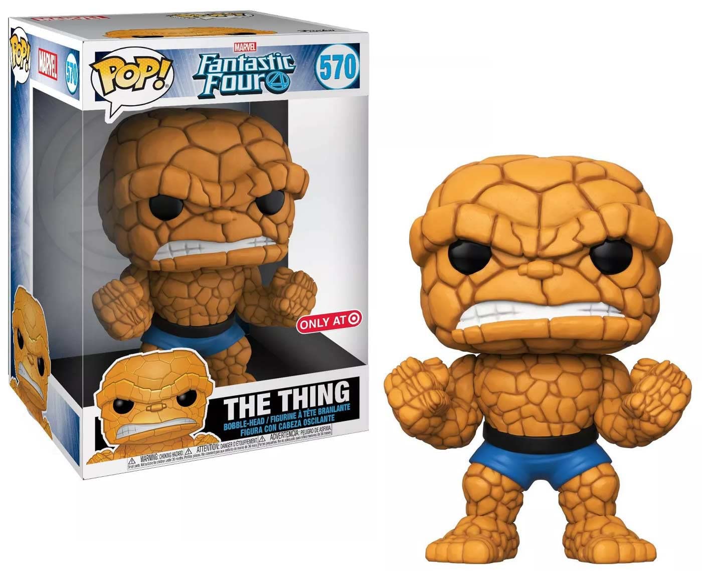 Original Figura Pop Marvel Fantastic Four The Thing Exclusive 25cm FUN45008 Cranberry