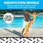 Inflatable Giraffe Noodle, Funny Pool Noodle Floats for Kids & Adults, Ridiculous Pool Party Decor