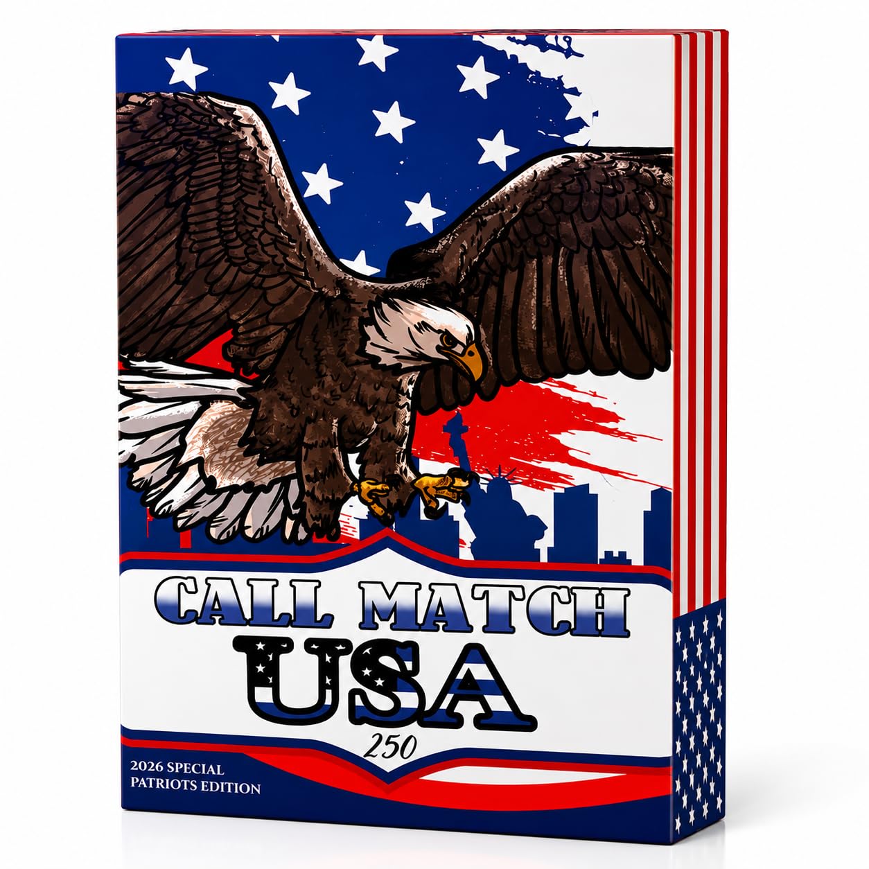 CALL.MATCH CALL MATCH USA! 250th Anniversary American Culture Matching Game | 2-25 Players | Game for All Ages