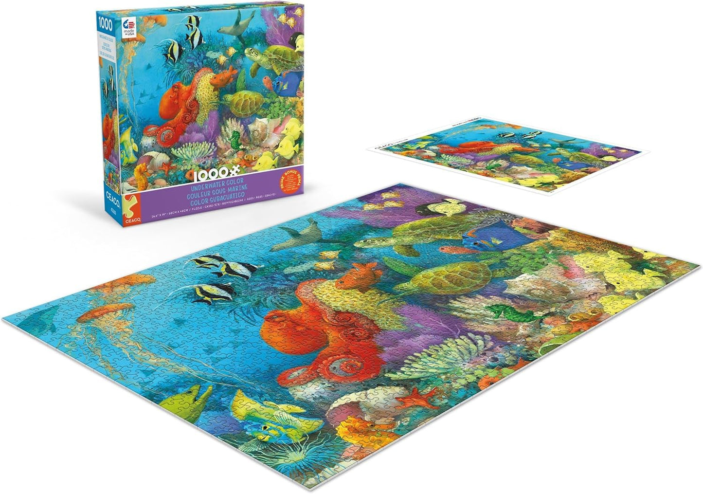 Ceaco - Underwater Color - 1000 Piece Jigsaw Puzzle for Adults
