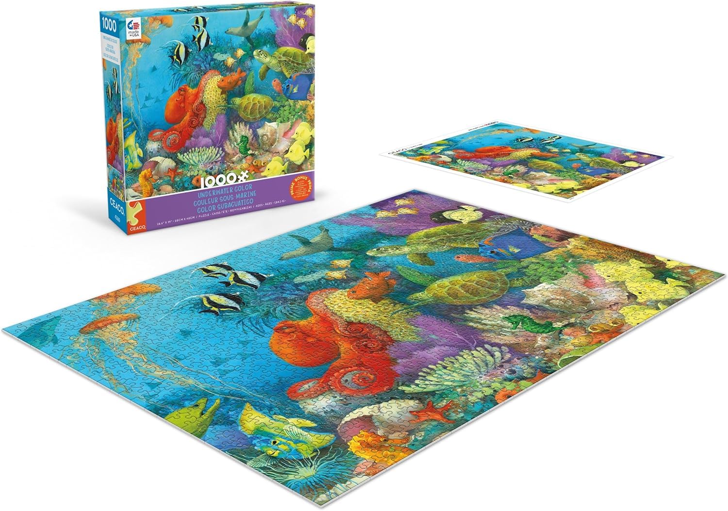 Ceaco - Underwater Color - 1000 Piece Jigsaw Puzzle for Adults