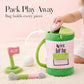Mud Pie Pink Golf Plush Play Set, Baby Golf Bag Toy
