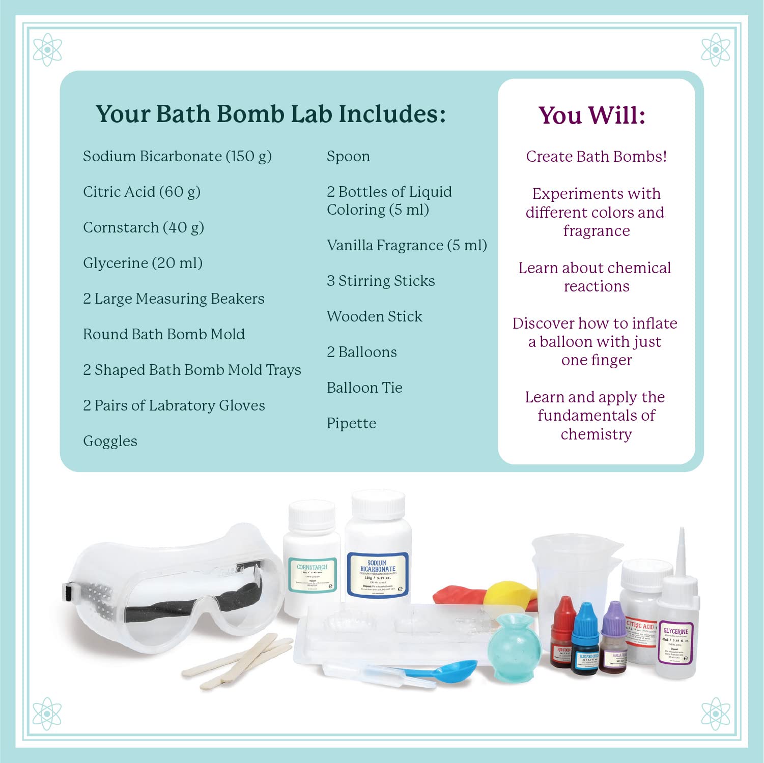 MindWare Science Academy Bath Bomb lab Kit