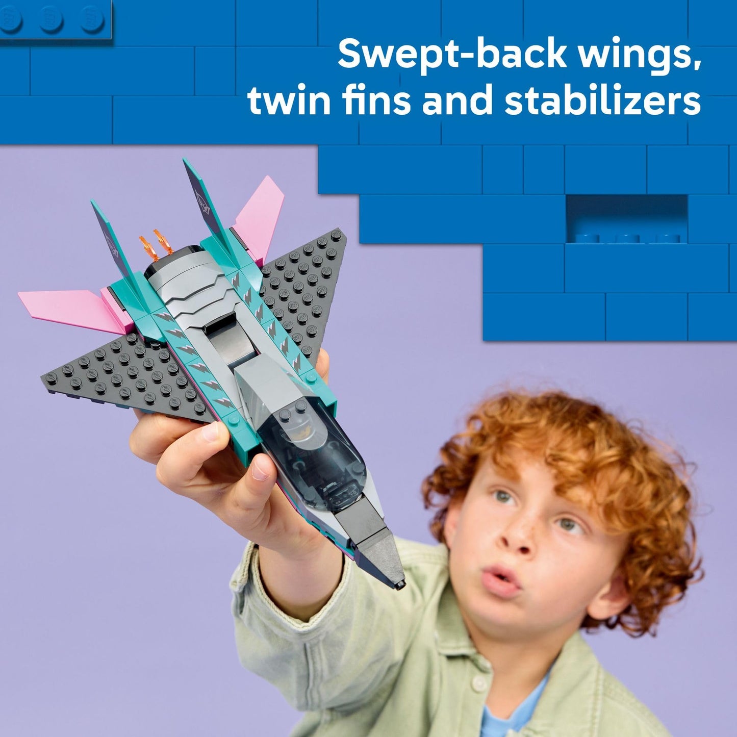 LEGO City Jet vs. Car Building Toys for Kids - Vehicle Sets for Boys & Girls, Ages 6+ - Gift for Birthdays - Toy Car & Jet W/Driver & Pilot