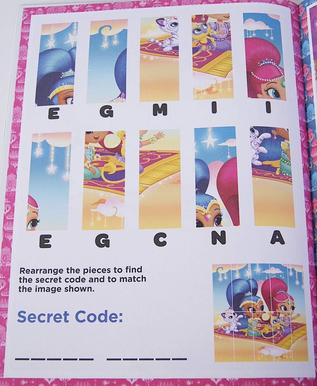Activity Books Shimmer and Shine Sticker by Numbers Book - Over 130 Stickers and 6 Vibrant Pictures to Fill in!